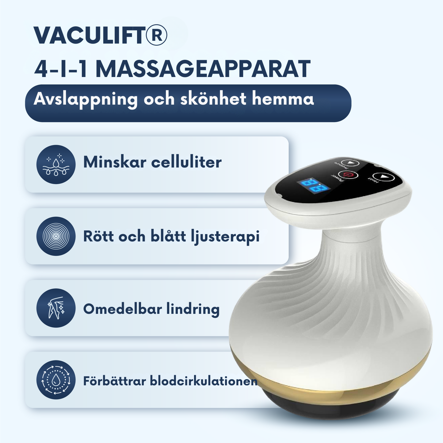 Noveya VacuLift® – Massageapparat mot celluliter